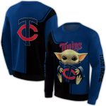 Personalized-Baby-Yoda-Hug-Logo-Minnesota-Twins-AOP-Sweatshirt-1