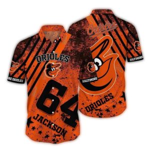 Custom Baltimore Orioles Distressed Star Hawaiian Shirt For Fans