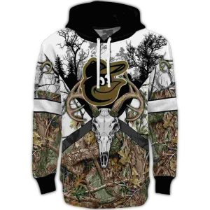 Custom Baltimore Orioles Forest Silhouette All-Over Print Hoodie