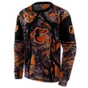 Custom Baltimore Orioles Hunting Theme All-Over Print Sweatshirt