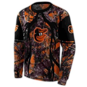 Personalized Baltimore Orioles Hunting Theme Sweatshirt For Fans