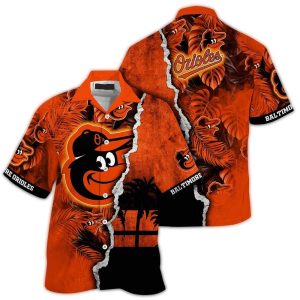 Custom Baltimore Orioles Coconut Tropical Hawaiian Shirt For Fans