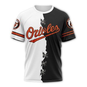 Custom Baltimore Orioles All Over Print T-Shirt - Unique Fan Gear