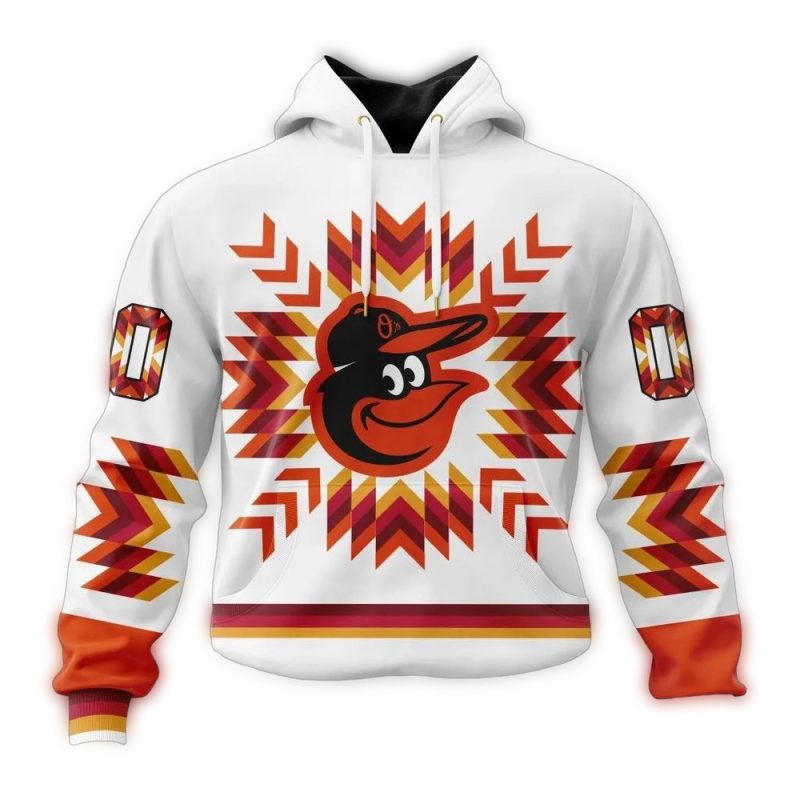 Personalized Baltimore Orioles Native AOP Hoodie 1