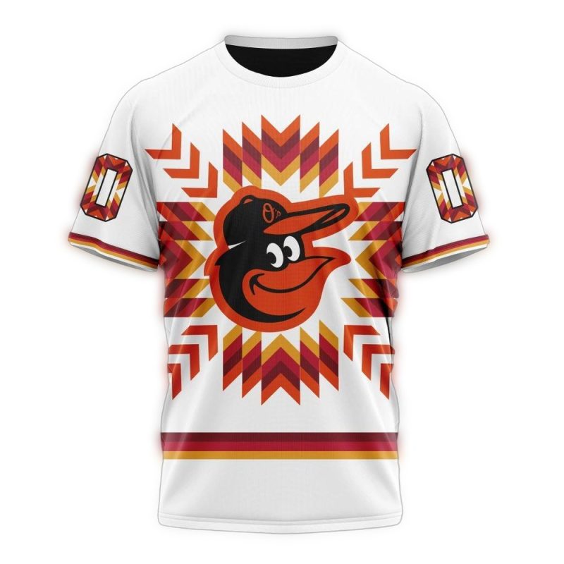 Personalized Baltimore Orioles Native AOP T Shirt 1