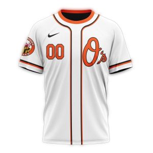 Custom Baltimore Orioles Stripe All-Over Print T-Shirt For Fans