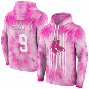 Custom Boston Red Sox Pink Hoodie For Cancer Support - All Over Print