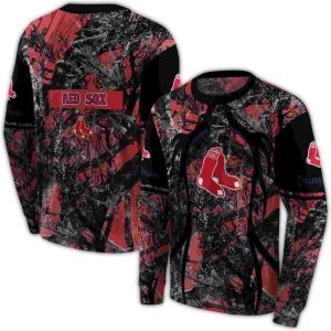Personalized Boston Red Sox Hunting Theme All Over Print Sweatshirt