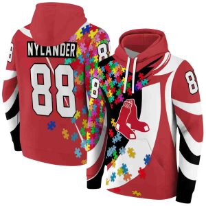 Custom Boston Red Sox All-Over Print Hoodie – Perfect For Fans!