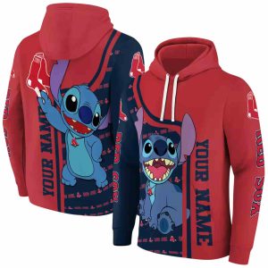 Custom Boston Red Sox All-Over Print Hoodie For Fans