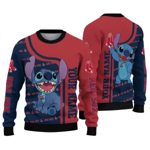 Personalized Boston Red Sox Ugly Sweater For Cozy Game Days