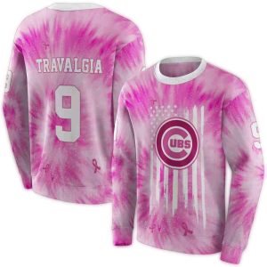 Personalized Pink Chicago Cubs Cancer Support Sweatshirt For Fans