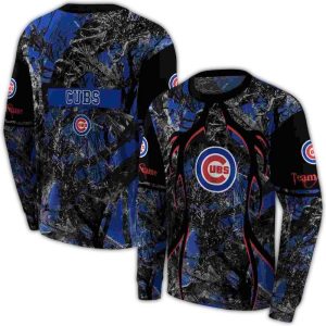 Custom Chicago Cubs Hunting Theme All-Over Print Sweatshirt