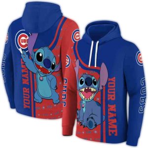 Custom Chicago Cubs All-Over Print Hoodie For Fans
