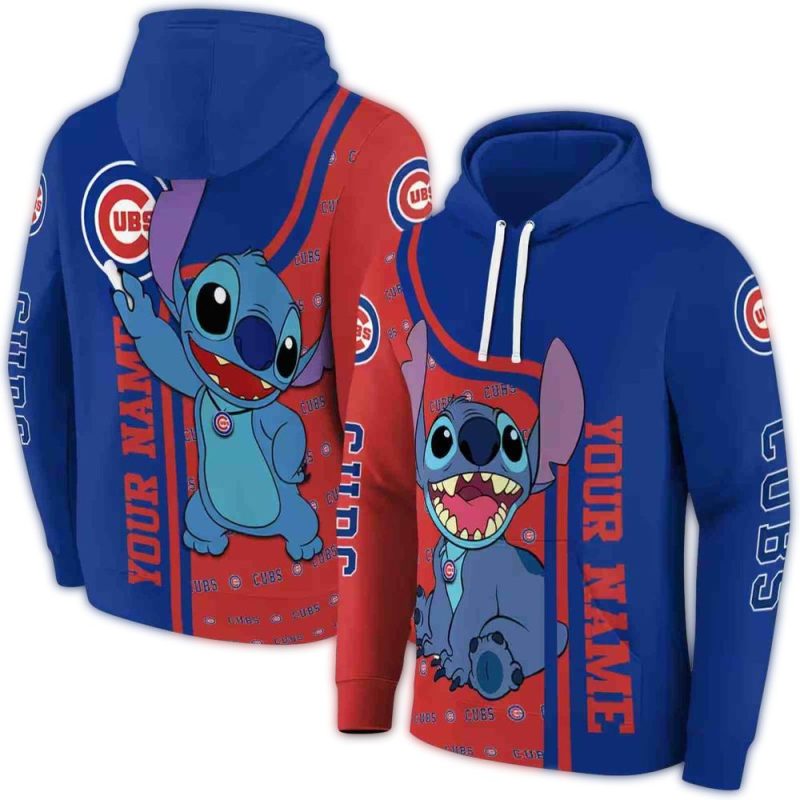 Personalized Chicago Cubs Stitch AOP Hoodie 1
