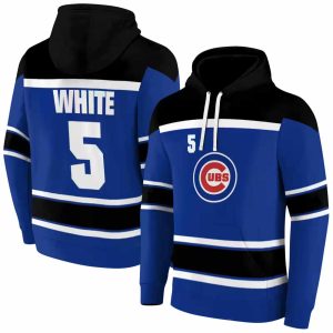 Custom Chicago Cubs Striped All-Over Print Hoodie For Fans