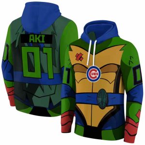 Custom Chicago Cubs Superhero Armor All-Over Print Hoodie For Fans