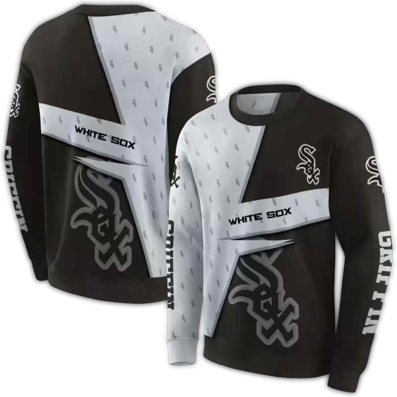 Personalized Chicago White Sox Abstract Shape AOP Sweatshirt 1