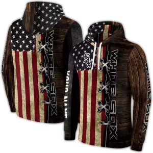 Personalized Chicago White Sox American Pride All Over Print Hoodie