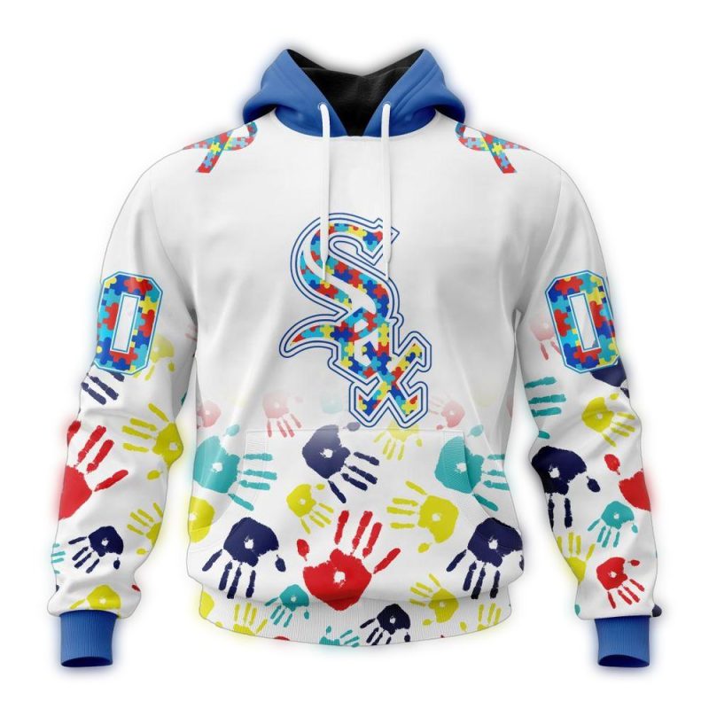 Personalized Chicago White Sox Autism Awareness AOP Hoodie 1