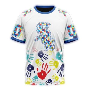 Custom Chicago White Sox Autism Awareness All-Over Print T-Shirt