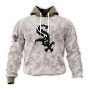 Personalized Chicago White Sox Camo Armed Forces Day All Over Print Hoodie