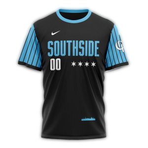 Custom Chicago White Sox City Connect All-Over Print T-Shirt