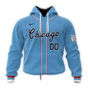 Personalized Chicago White Sox City Connect Concept Blue All Over Print Hoodie