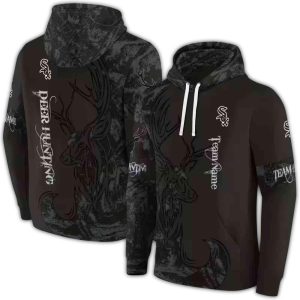 Personalized Chicago White Sox Deer Silhouette All Over Print Hoodie