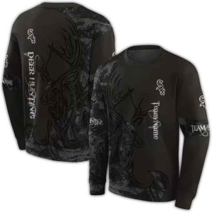 Personalized Chicago White Sox Deer Silhouette All Over Print Sweatshirt