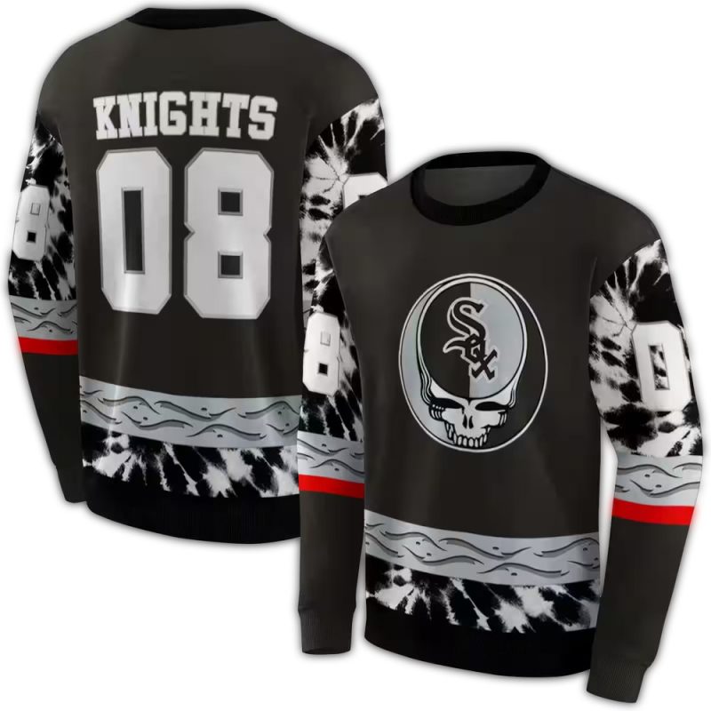 Personalized Chicago White Sox Grateful Vibes AOP Sweatshirt 1