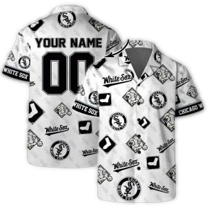 Personalized Chicago White Sox Logo Hawaiian Shirt For Fans