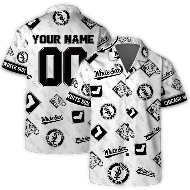 Personalized Chicago White Sox Logo Hawaiian Shirt 1