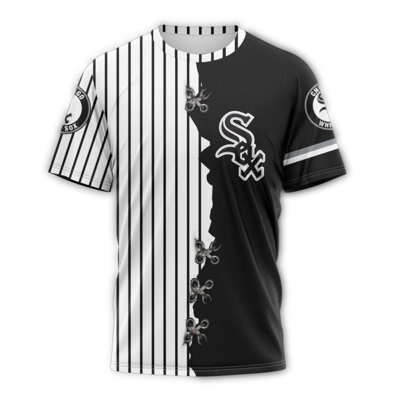 Personalized Chicago White Sox Mix Jersey AOP T Shirt 1