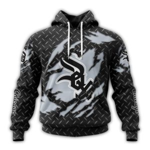 Personalized Chicago White Sox Paw Black All Over Print Hoodie