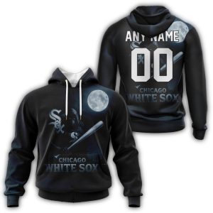 Personalized Chicago White Sox Realistic All Over Print Hoodie