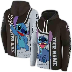 Personalized Chicago White Sox Stitch All Over Print Hoodie