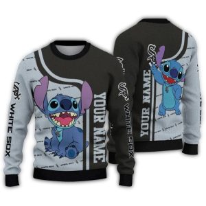 Personalized Chicago White Sox Stitch Ugly Sweater