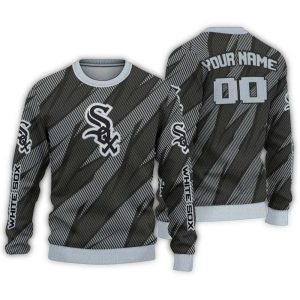 Personalized Chicago White Sox Stripe Motion Ugly Sweater