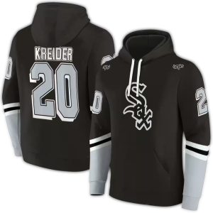 Personalized Chicago White Sox Striped All Over Print Hoodie