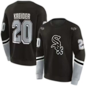 Personalized Chicago White Sox Striped All Over Print Sweatshirt