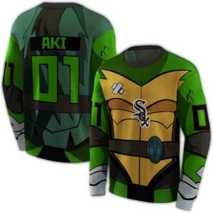 Personalized Chicago White Sox Superhero Armor All Over Print Sweatshirt