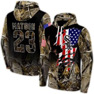 Personalized Chicago White Sox Tree Camo All Over Print Hoodie