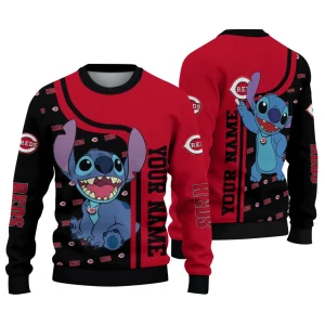 Personalized Cincinnati Reds Ugly Sweater For Fans & Sports Lovers
