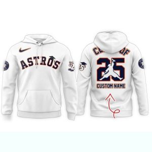 Custom Class Of 2025 Houston Astros All-Over Print Hoodie