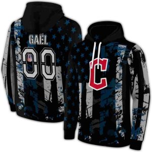 Custom Distressed Flag Cleveland Guardians All-Over Print Hoodie