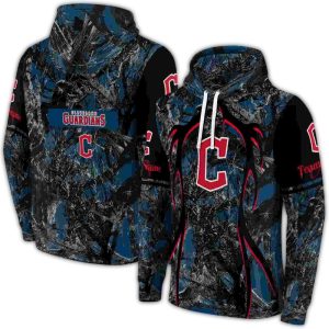 Personalized Cleveland Guardians Hunting Theme Hoodie | All-Over Print Design