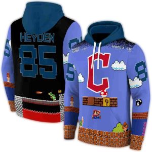 Custom Cleveland Guardians All-Over Print Hoodie For Fans