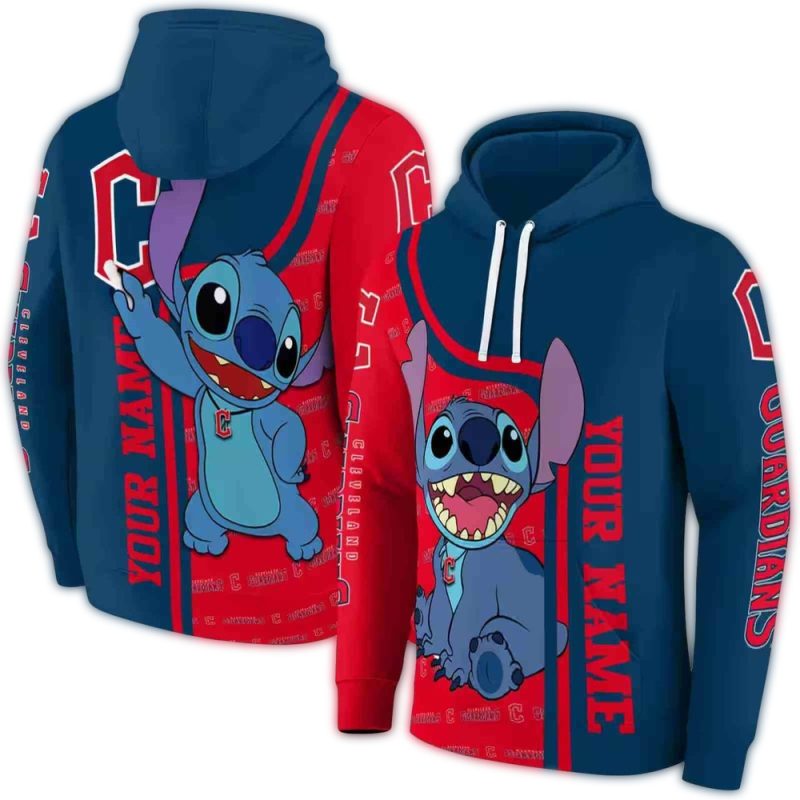Personalized Cleveland Guardians Stitch AOP Hoodie 1