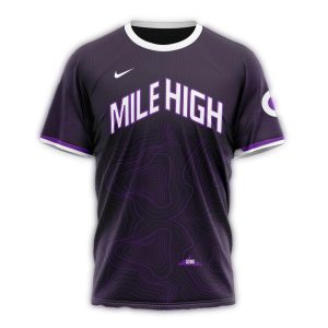 Custom Colorado Rockies City Connect All Over Print T-Shirt – Fun Design